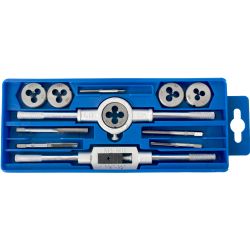 12pc Ws Tap & Die Set - Plastic Case